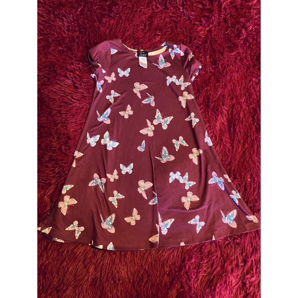 🎉 5 for $20 🎉 Maroon butterfly dress